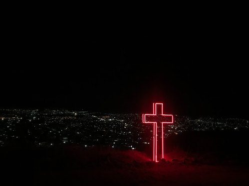 Red Neon Cross by Diana Vargas-715578-unsplash